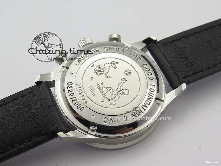 MIROTIME 0410 Portuguese Chrono IW371432 “Laureus” ZF 1:1 Best Edition On Black Leather Strap A79350 (Slim Movement) WaterResistant 7262